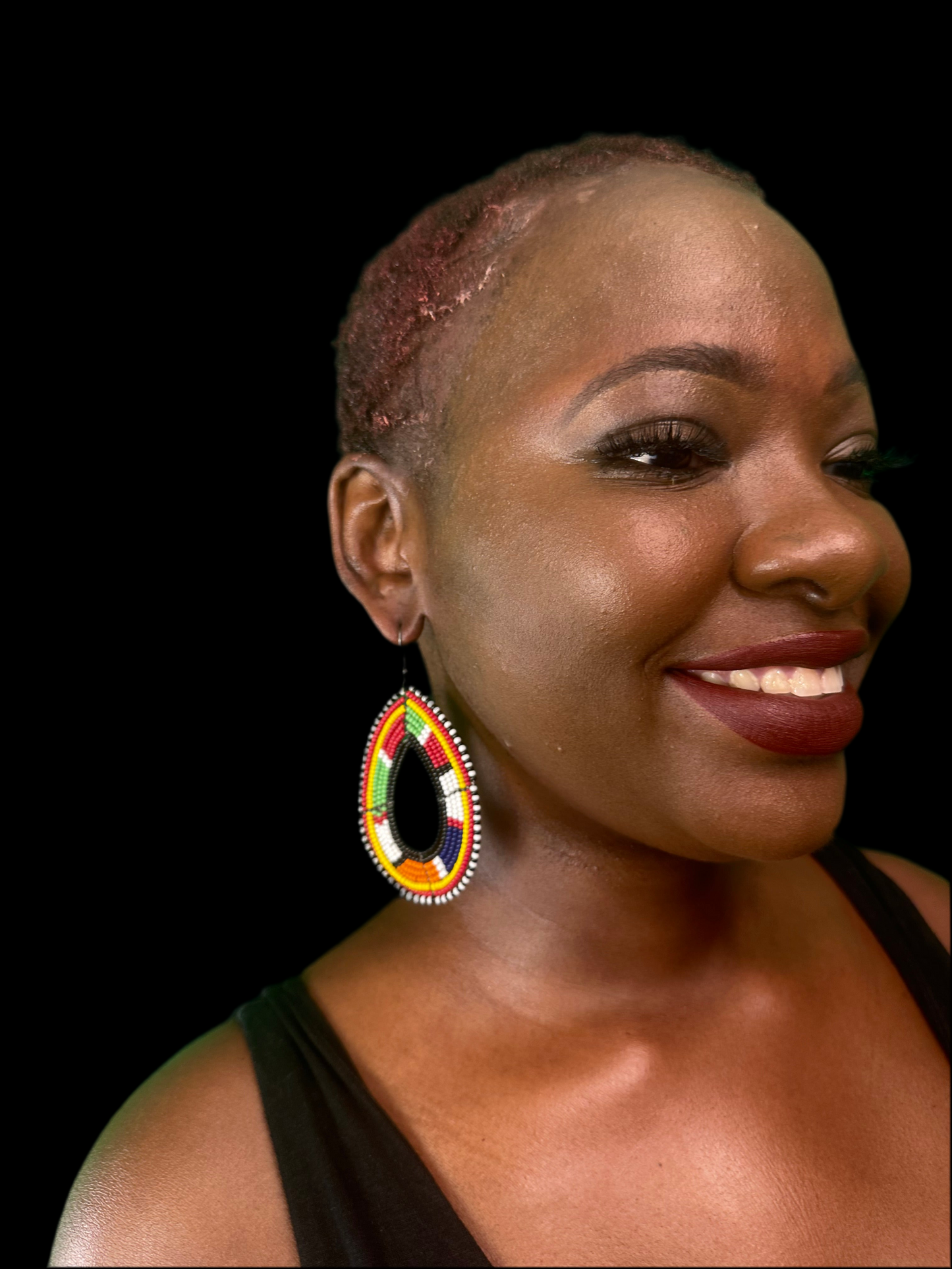 African Beaded Earrings