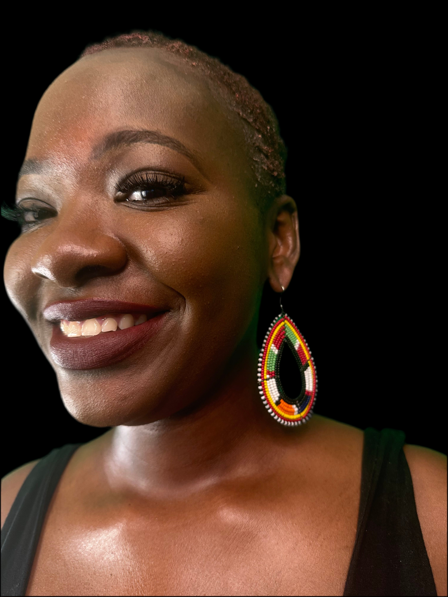 African Beaded Earrings