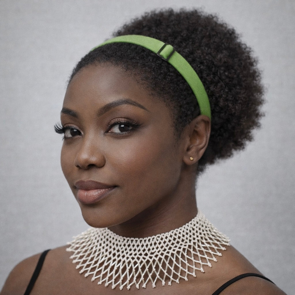 Pearly White Collar Beaded Necklace