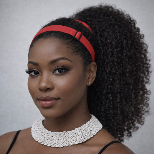 Pearly White Braided Beaded Necklace